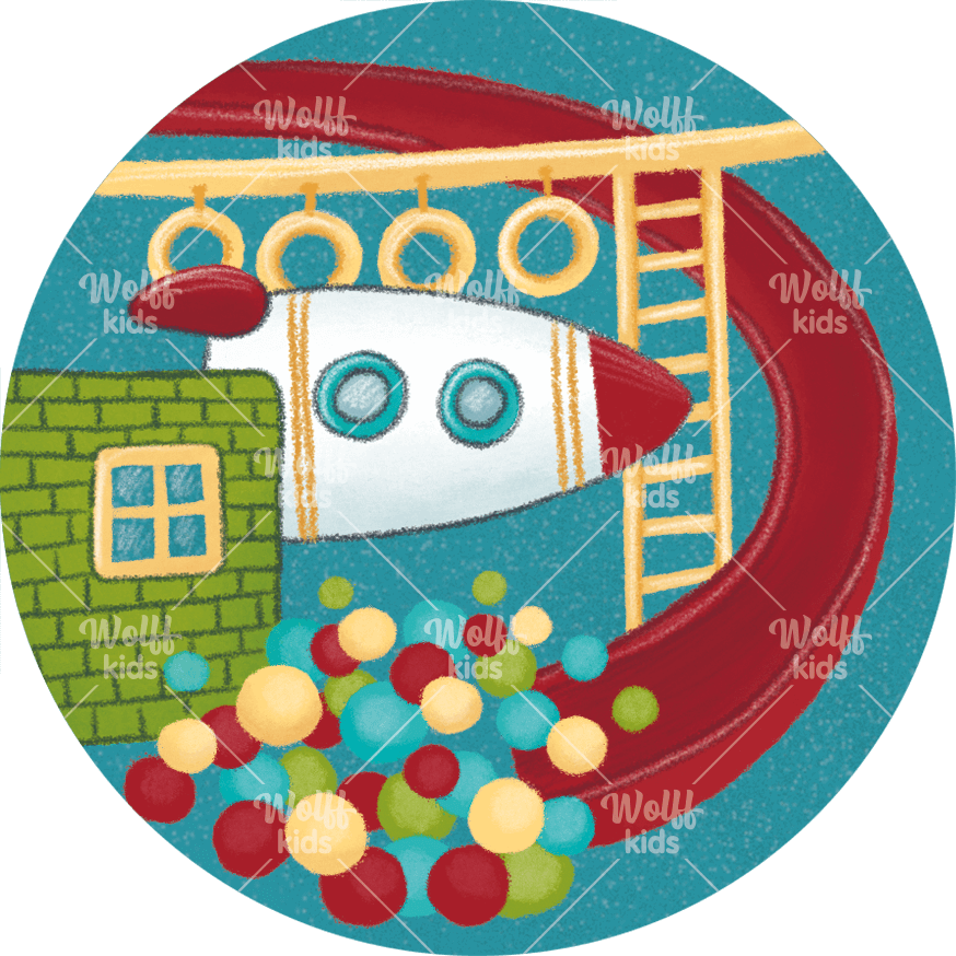 Einzelner Magnet: Indoorspielplatz